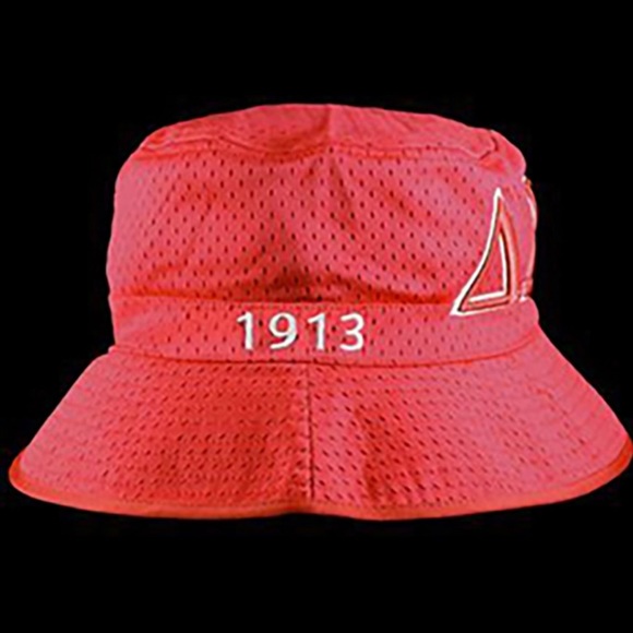Delta Sigma Theta Embroidered Bucket Hat M/L 58 CM - Picture 3 of 3